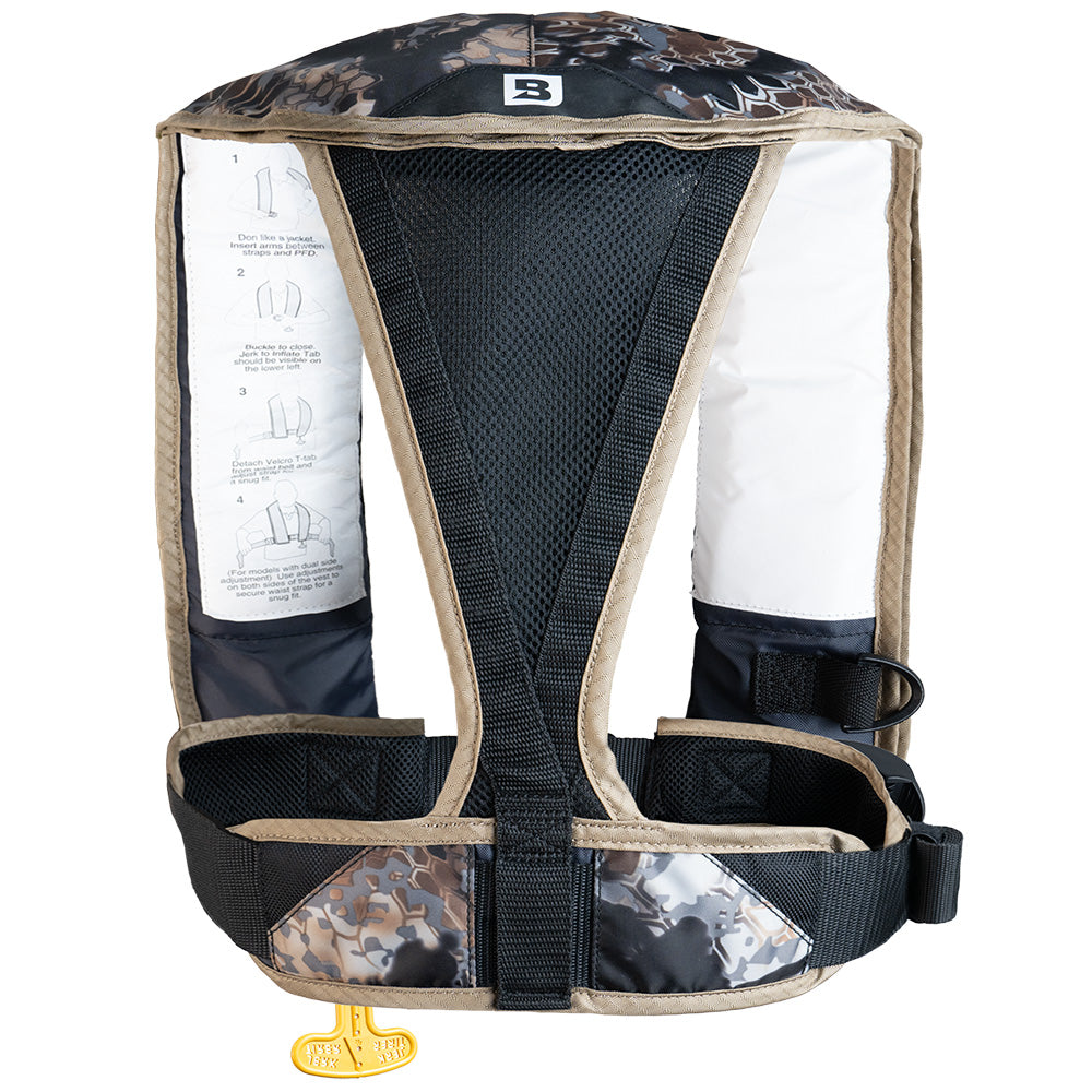 Bluestorm Kryptek Atmos 40 Auto Type II Inflatable PFD - Obscura Skyfall