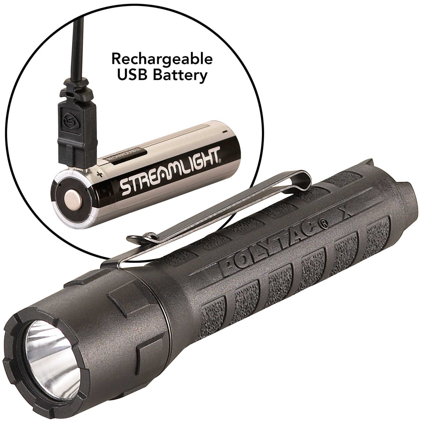 Streamlight PolyTac X USB Flashlight